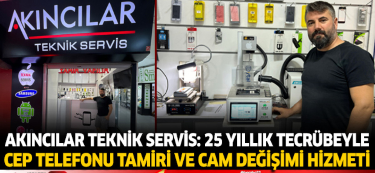 25 YILLIK TECRÜBEYLE CEP TELEFONU TAMİRİ VE CAM DEĞİŞİMİ HİZMETİ