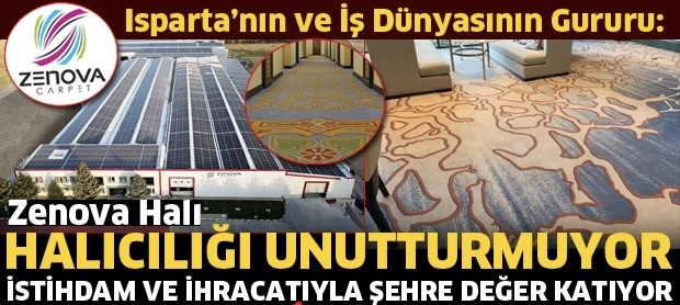 Zenova Halı, Halıcılığı Unutturmuyor, İstihdam ve İhracatıyla Şehre Değer Katıyor